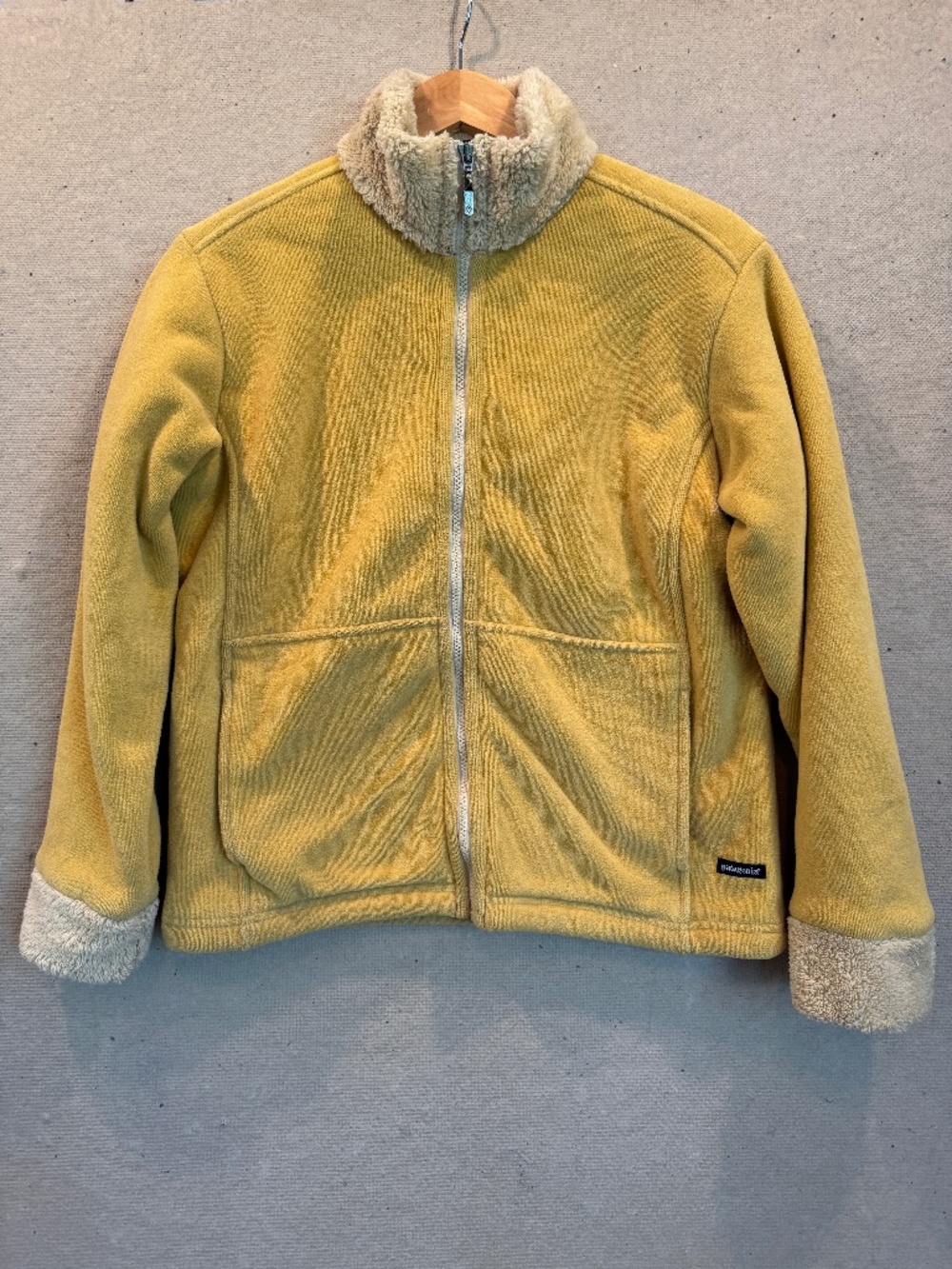 Gold Patagonia Synchilla Fleece Jacket